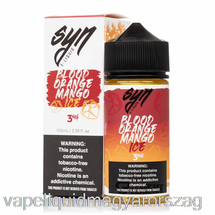Jeges Vérnarancs Mangó - Syn Liquids - 100ml 6mg Vape Liquid